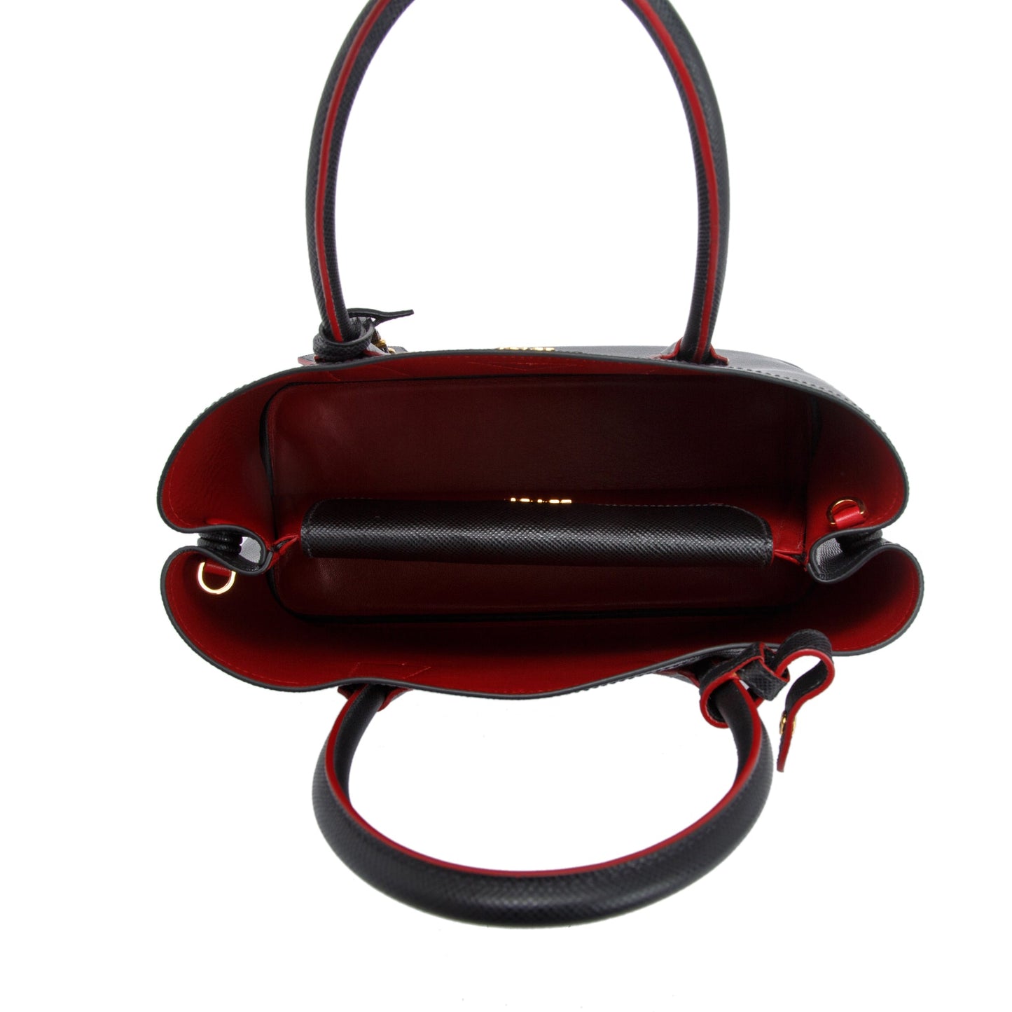 Prada Medium Saffiano Cuir Double Tote