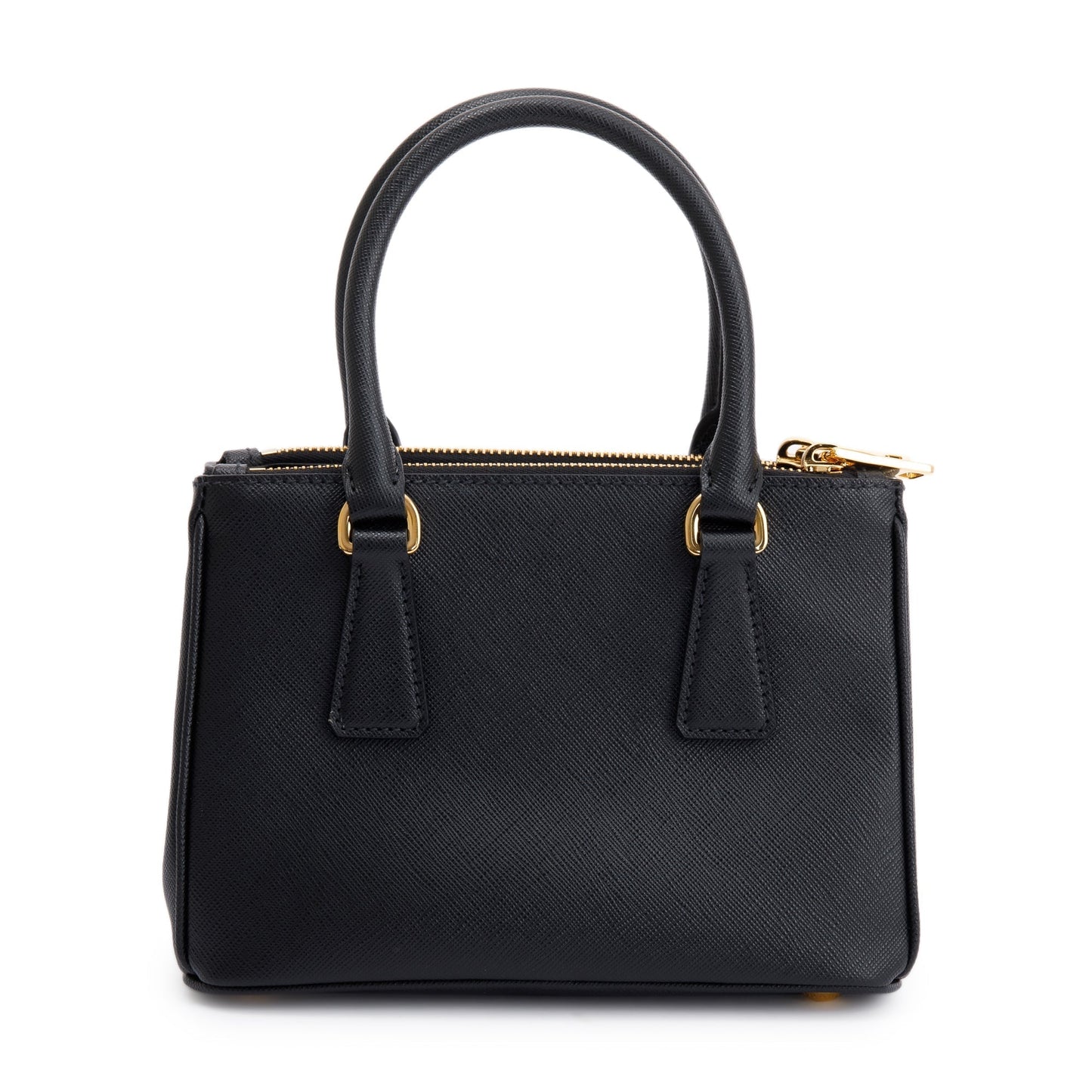 Prada Mini Saffiano Lux Galleria Double Zip Tote