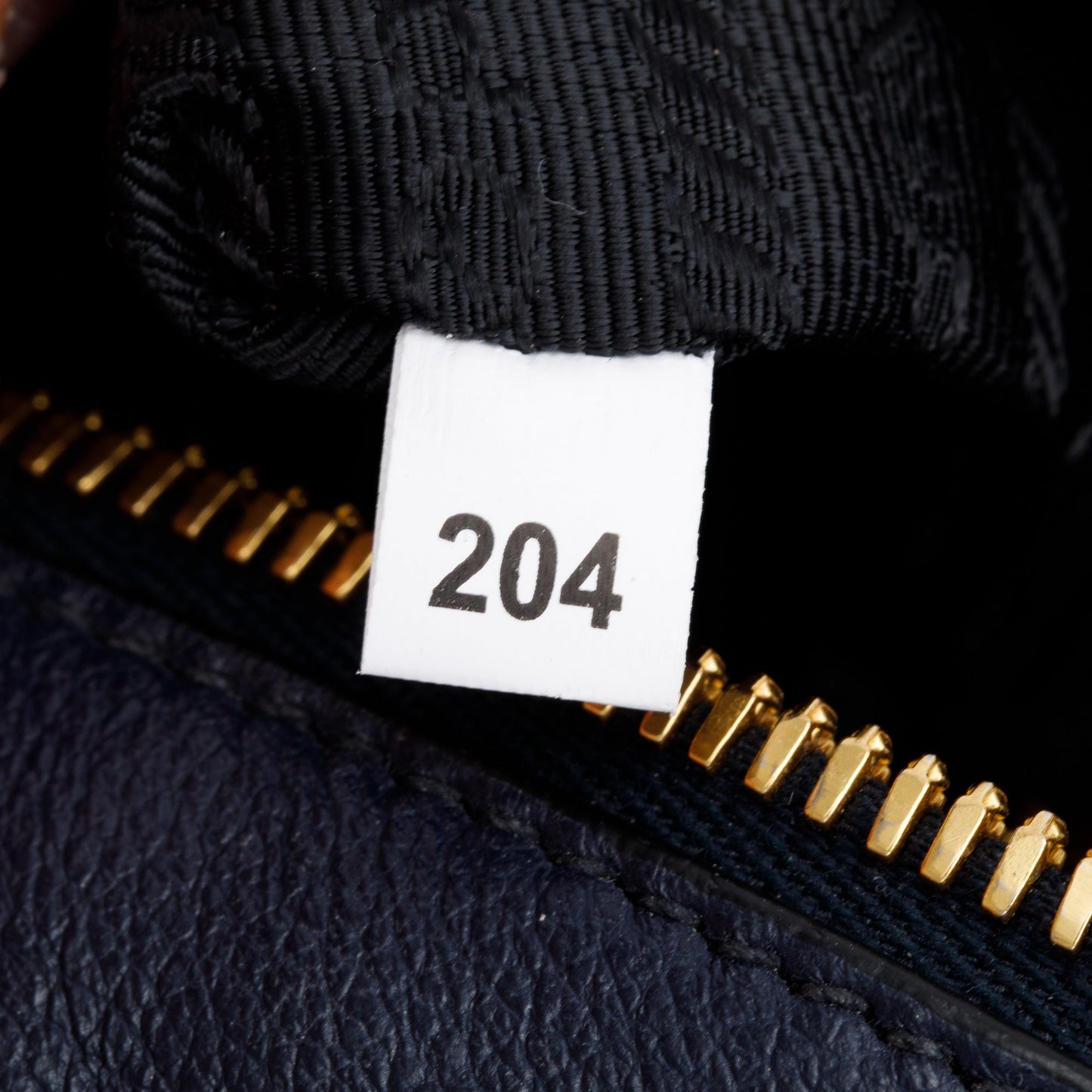 Prada Navy Glace Calf Leather Logo Camera Crossbody Bag