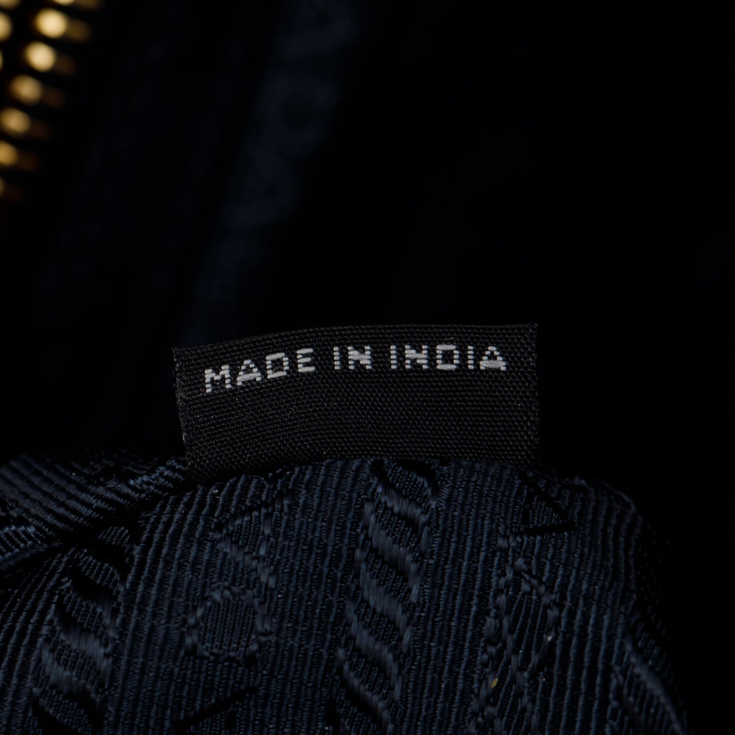 Prada Navy Leather Trimmed Tessuto Nylon Tote
