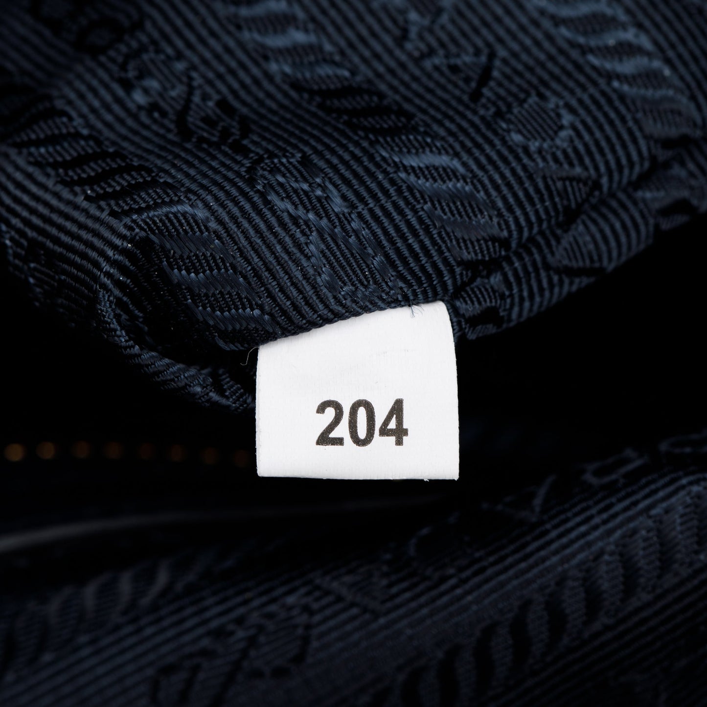 Prada Navy Leather Trimmed Tessuto Nylon Tote