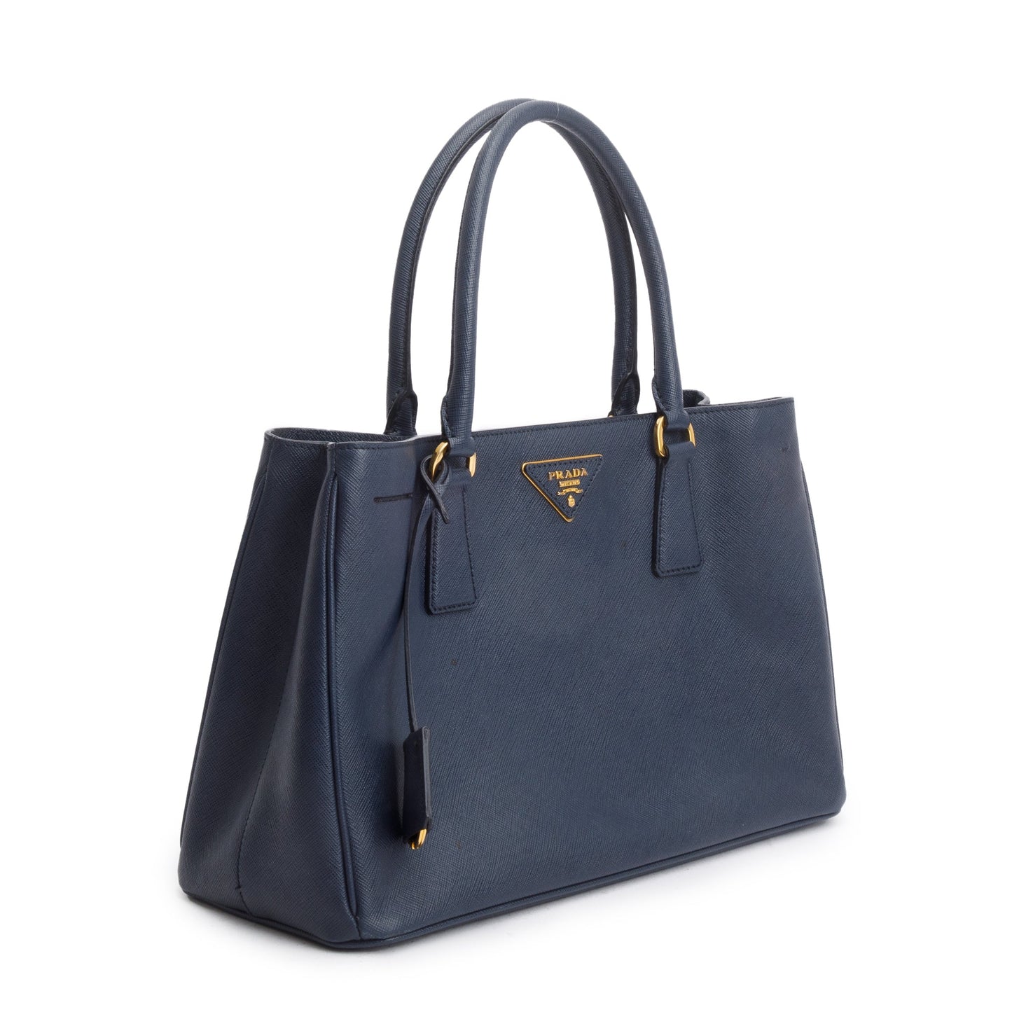 Prada Navy Saffiano Lux Medium Galleria Tote