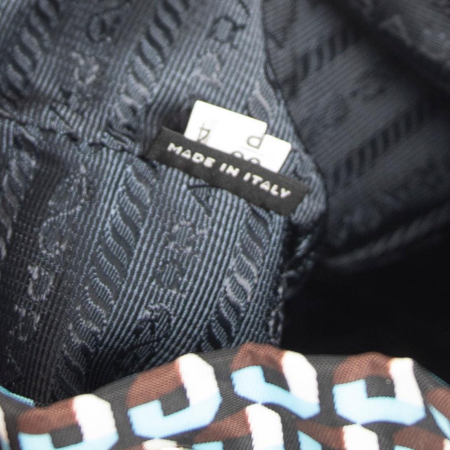 Prada Nylon Mini Bucket Wristlet Pouch