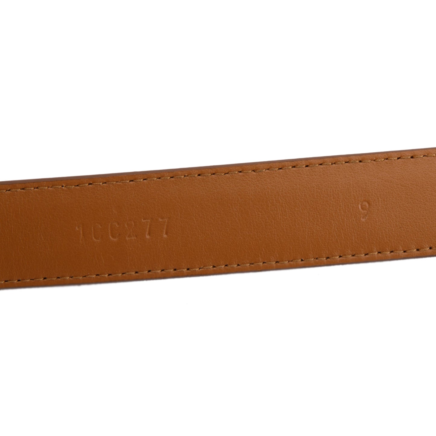 Prada Oval Savoia Logo Buckle Saffiano Leather Belt