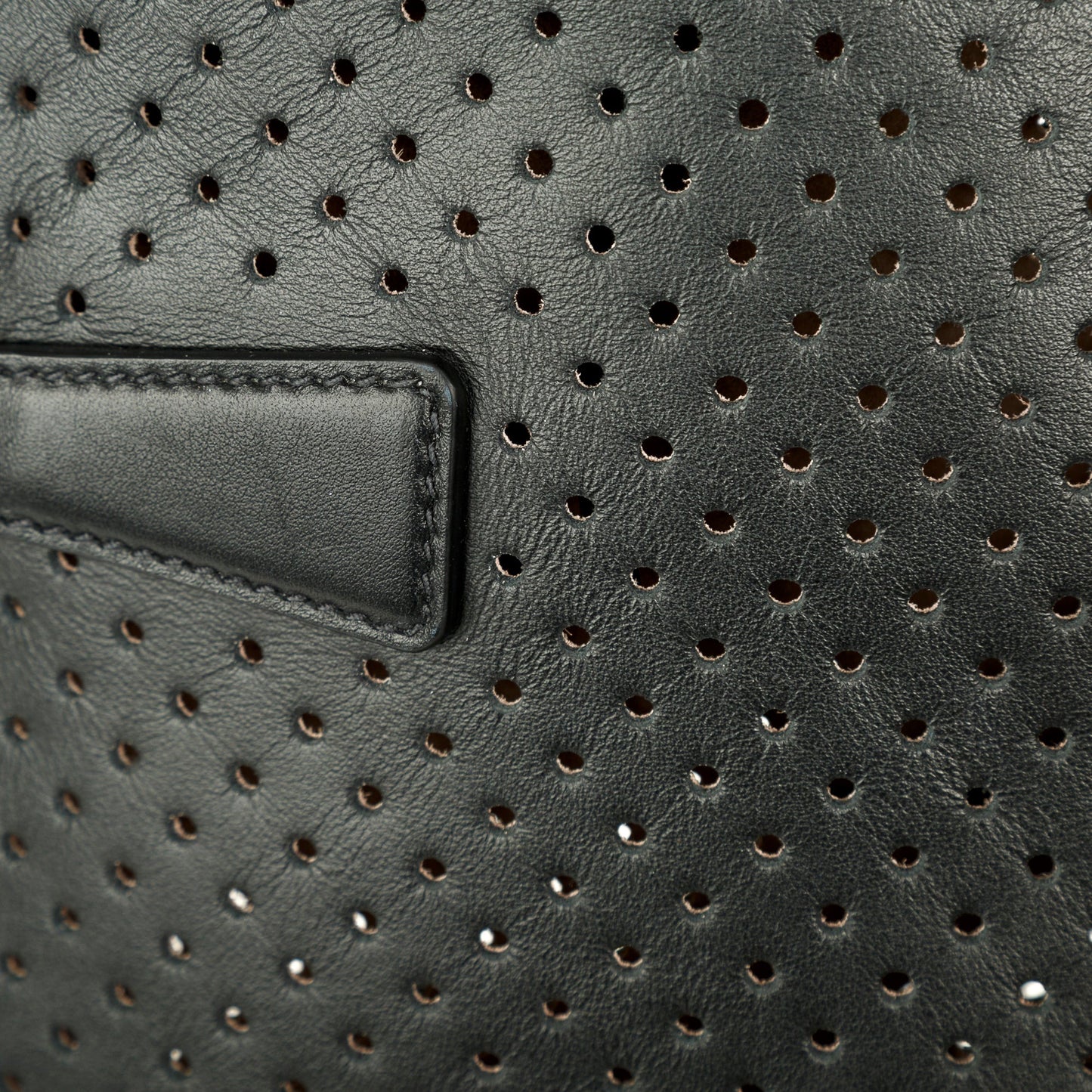 Prada Perforated Scamosciato Tote