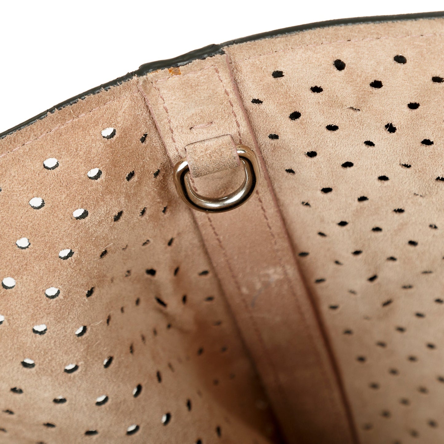 Prada Perforated Scamosciato Tote