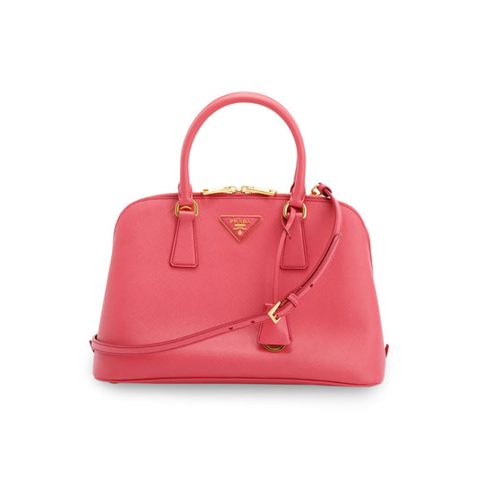 Prada Pink Medium Saffiano Lux Promenade Tote