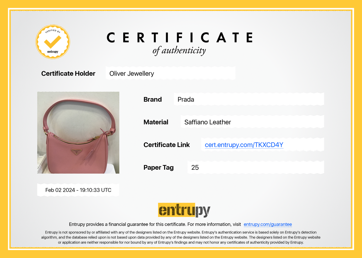 Prada Pink Re-Edition Saffiano Leather Mini Bag