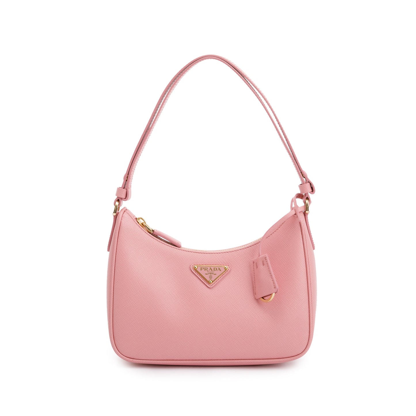 Prada Pink Re-Edition Saffiano Leather Mini Bag