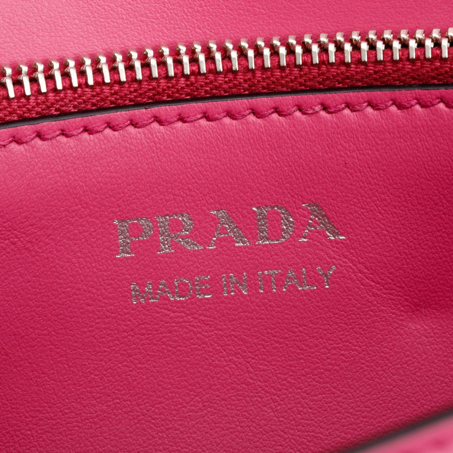 Prada Pink Saffiano City Calf Leather Elektra Bag