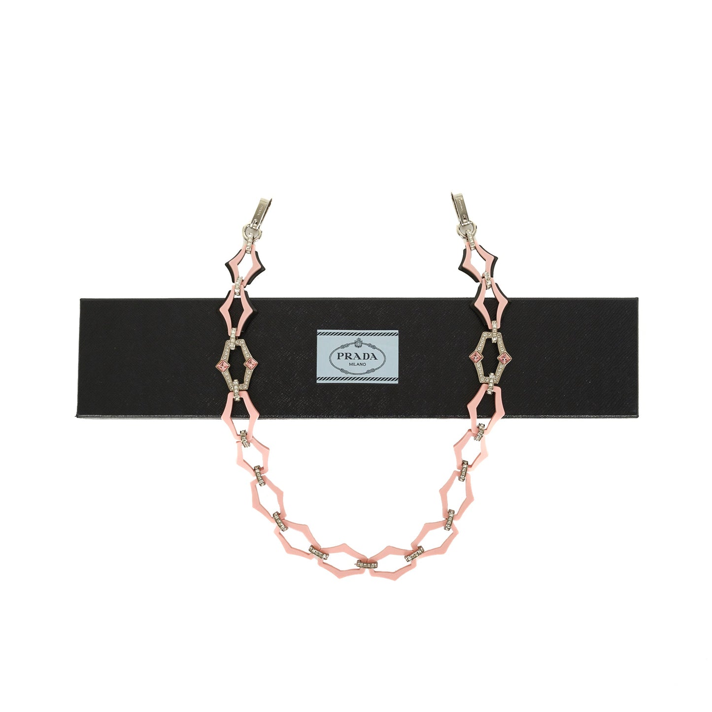 Prada Plex Crystal Resin Bag Strap
