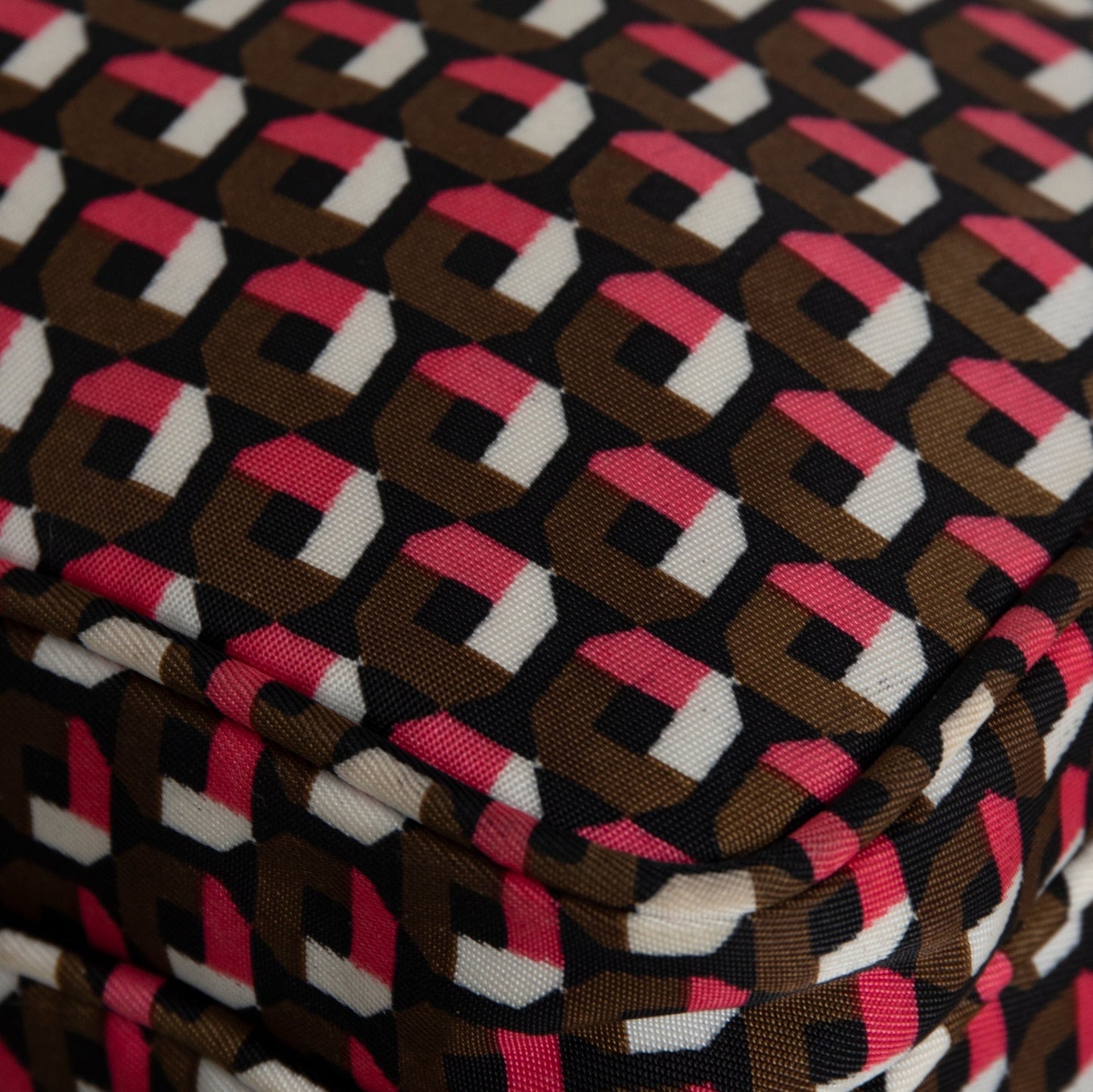 Prada Printed Tessuto Nylon Convertible Crossbody Bag