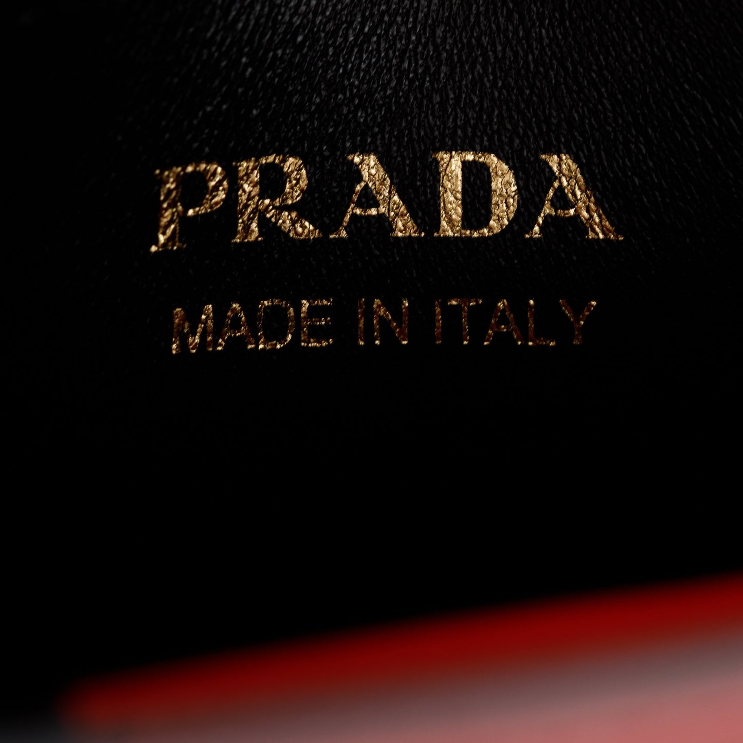 Prada Red Saffiano Cuir Medium Panier Bag