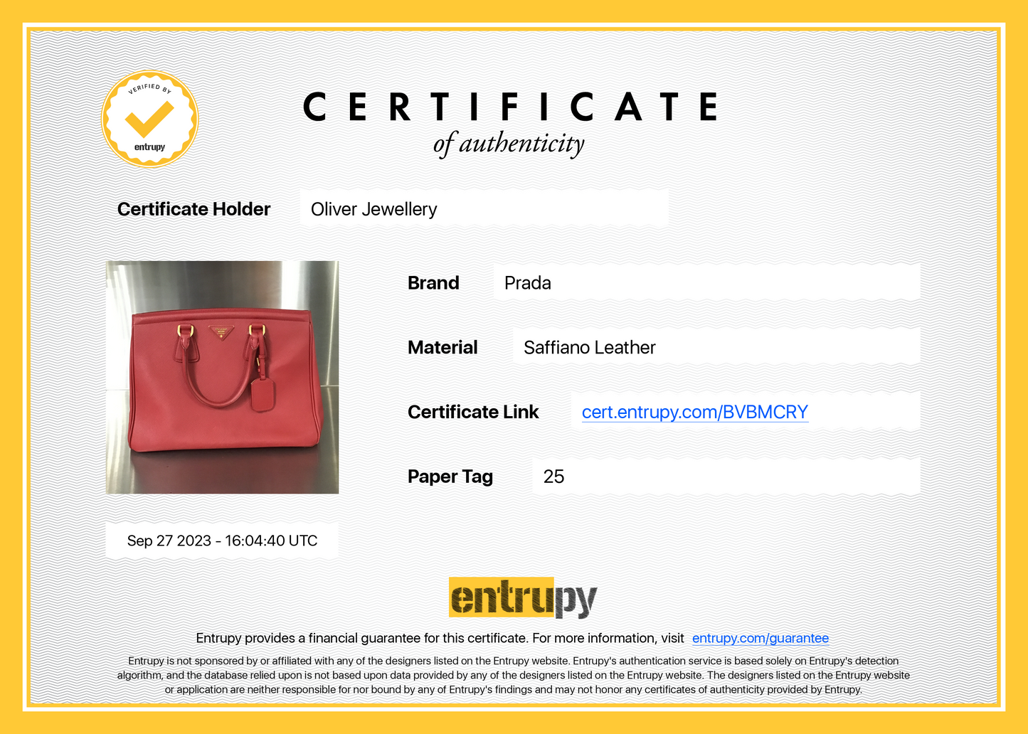 Prada Red Saffiano Leather Parabole Tote