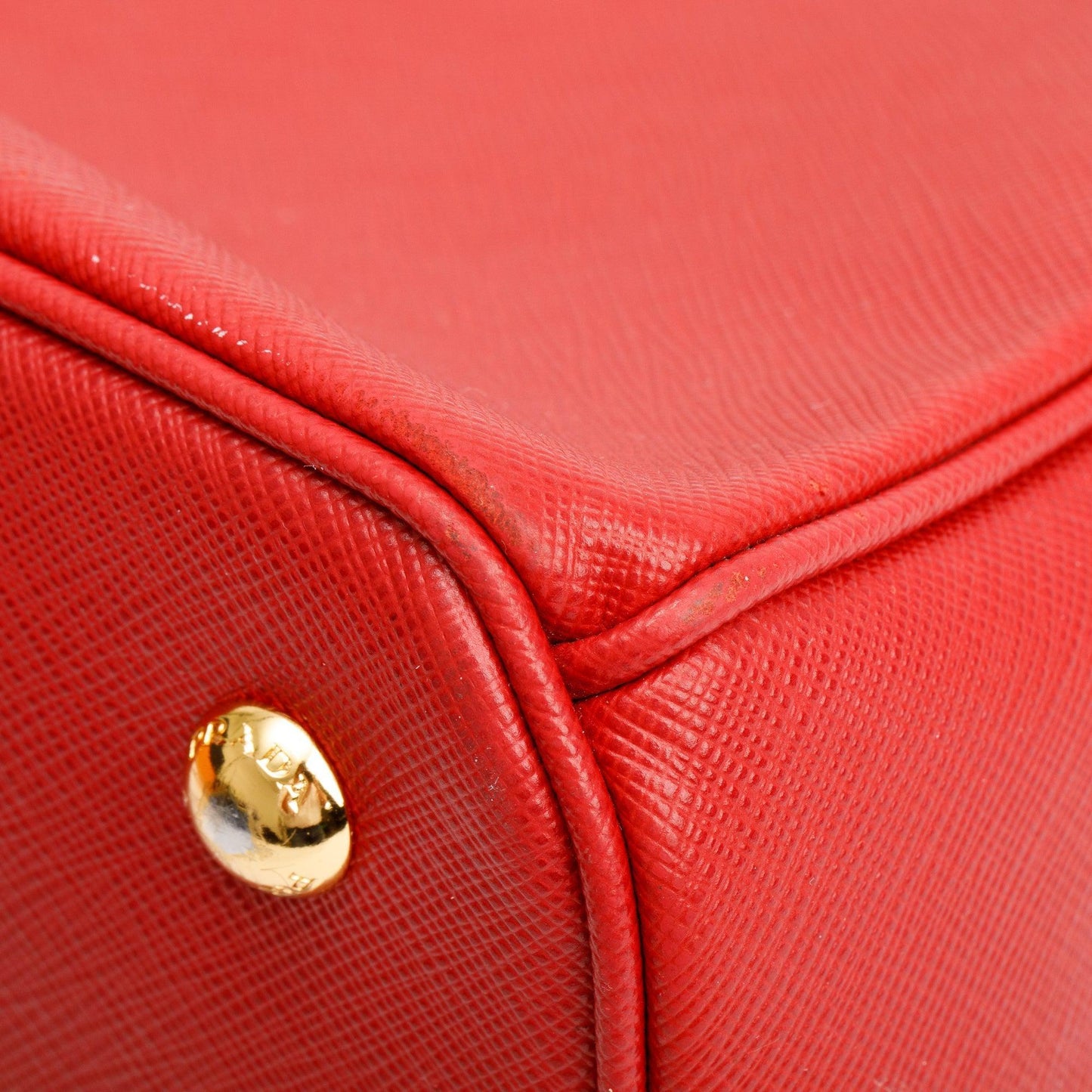 Prada Red Saffiano Lux Medium Galleria Tote