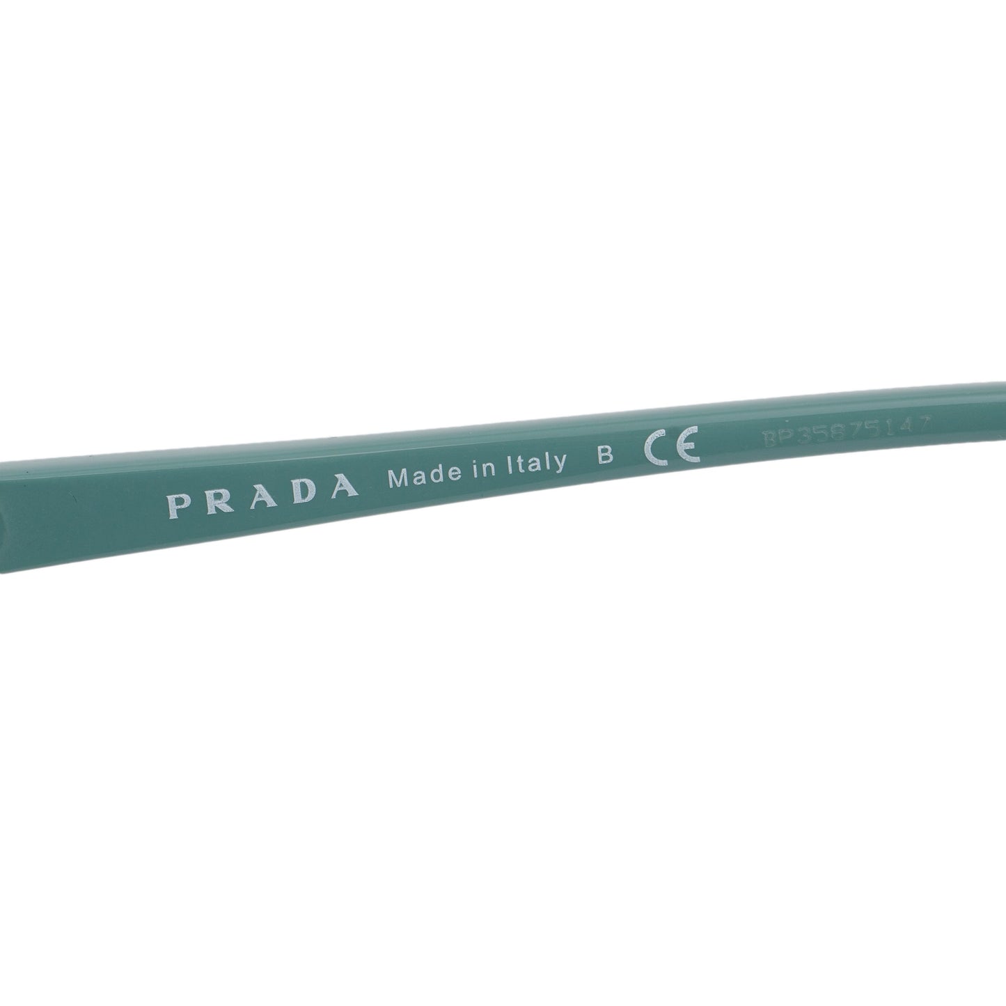 Prada SPR 01O-A Brown/Green Acetate Conceptual Polarized Sunglasses