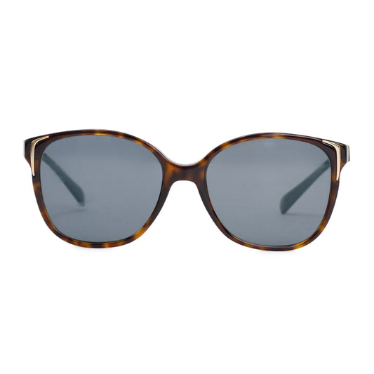 Prada SPR 01O-A Brown/Green Acetate Conceptual Polarized Sunglasses