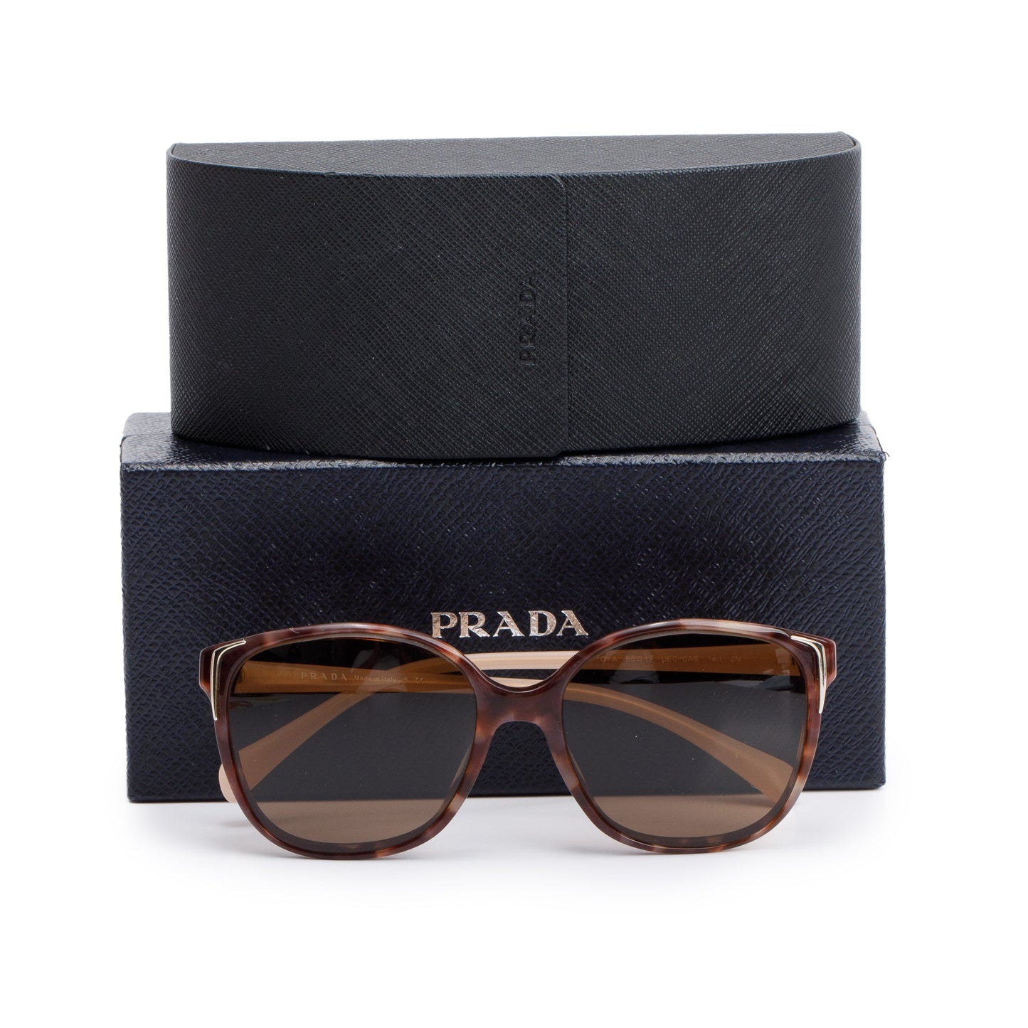 Prada SPR 01O-A Pink/Tortoise Acetate Gradient Sunglasses