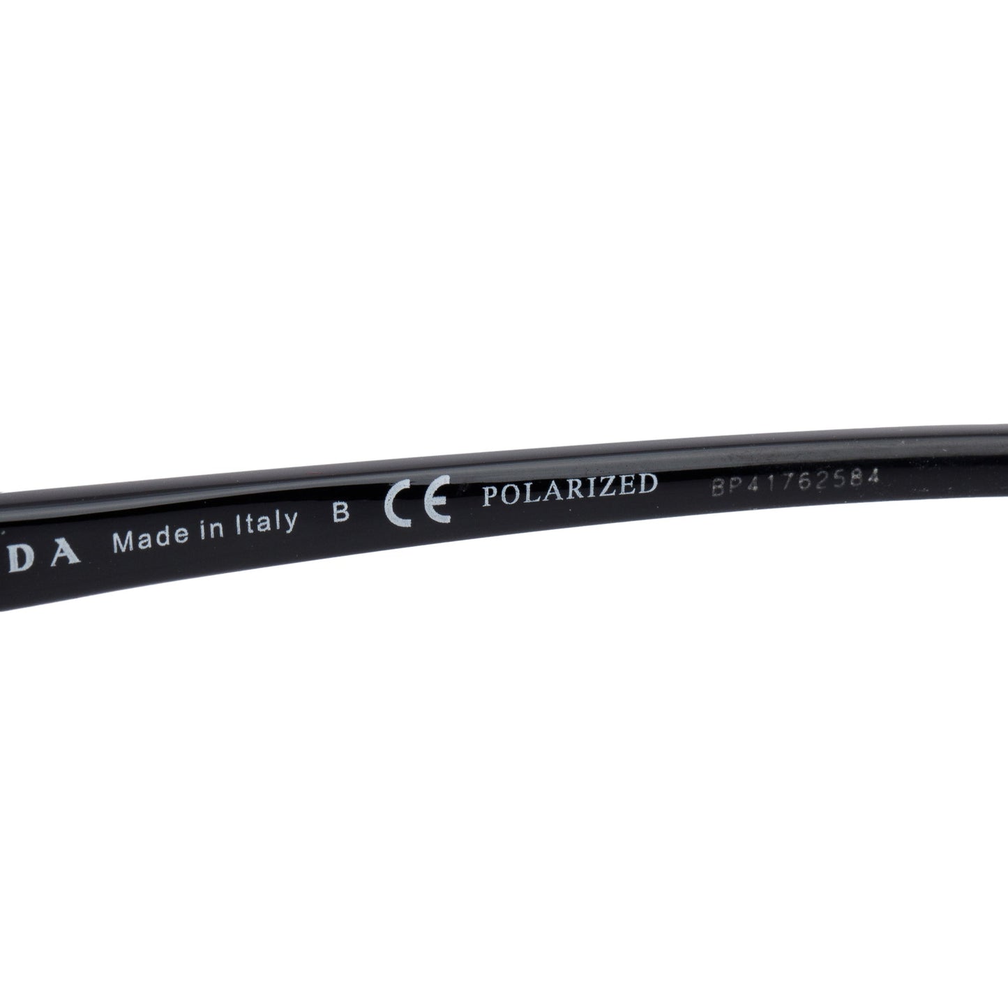 Prada SPR 01O Black Acetate Gradient Sunglasses