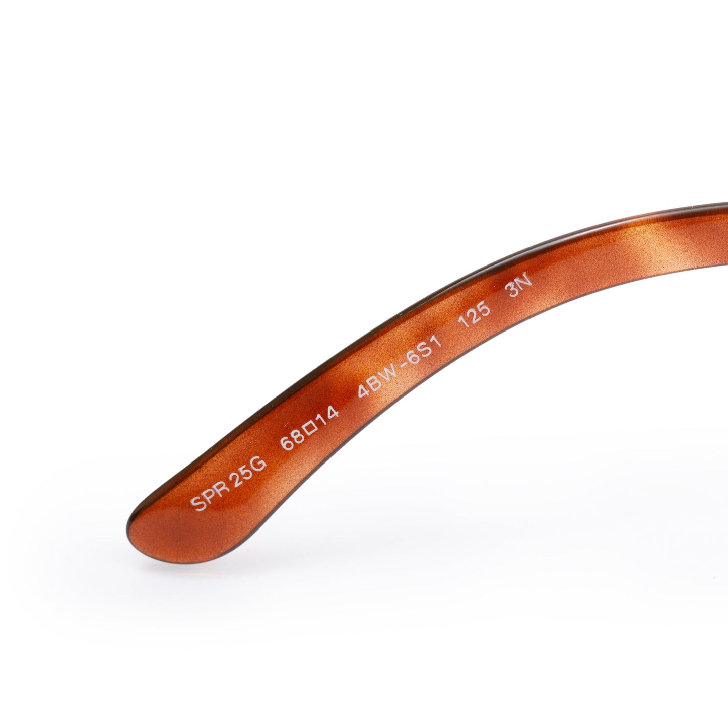 Prada SPR 25G Havana Acetate Gradient Shield Sunglasses
