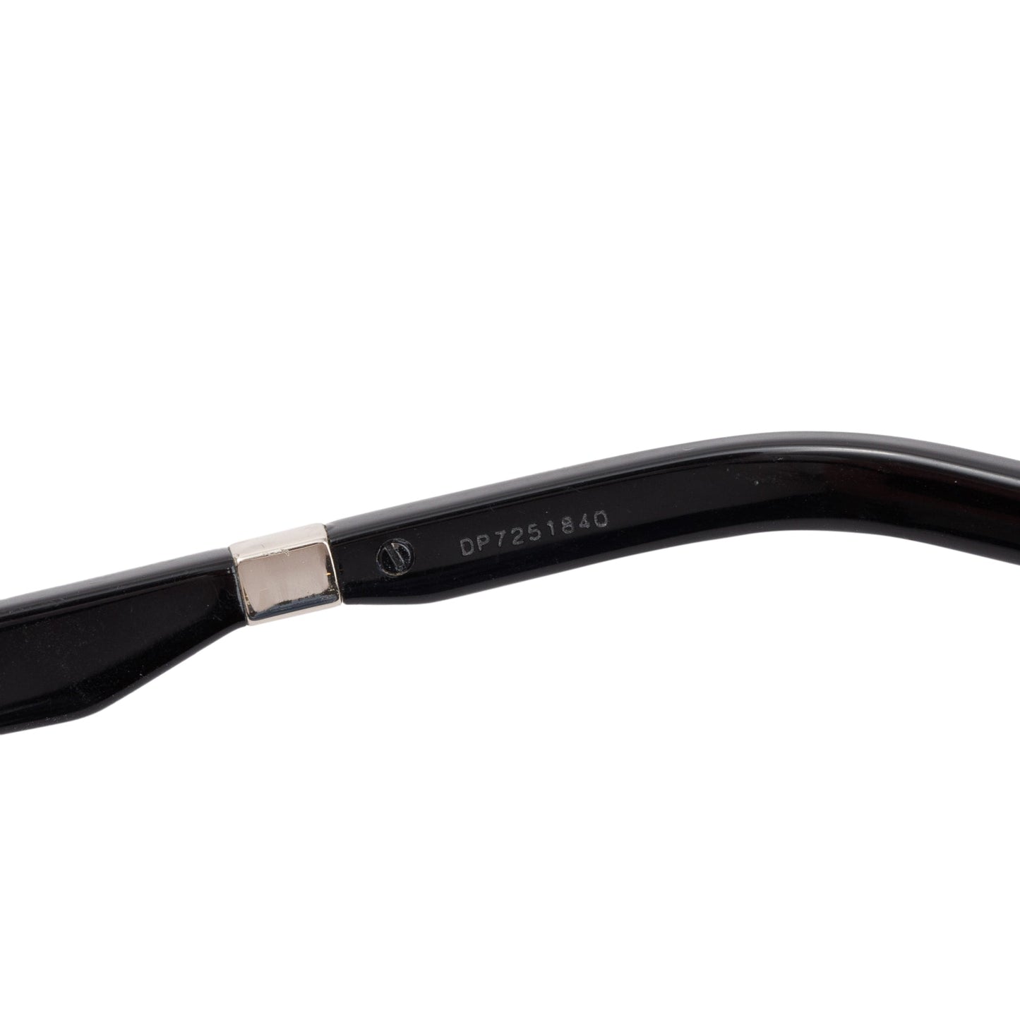 Prada SPR 61W Black Acetate Tinted Square Sunglasses