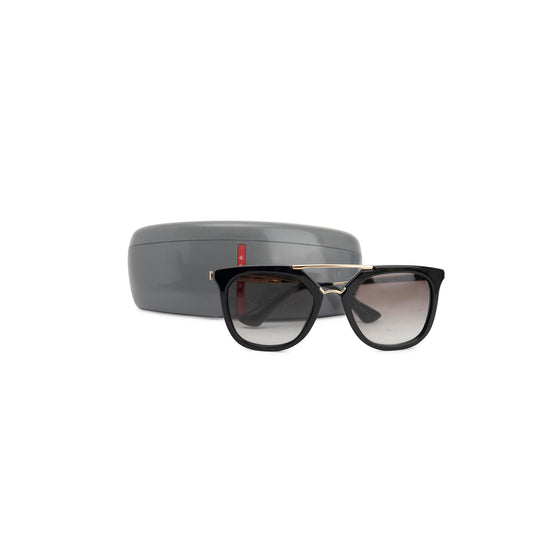 Prada SPR13Q Cinema Cat-Eye Gradient Sunglasses