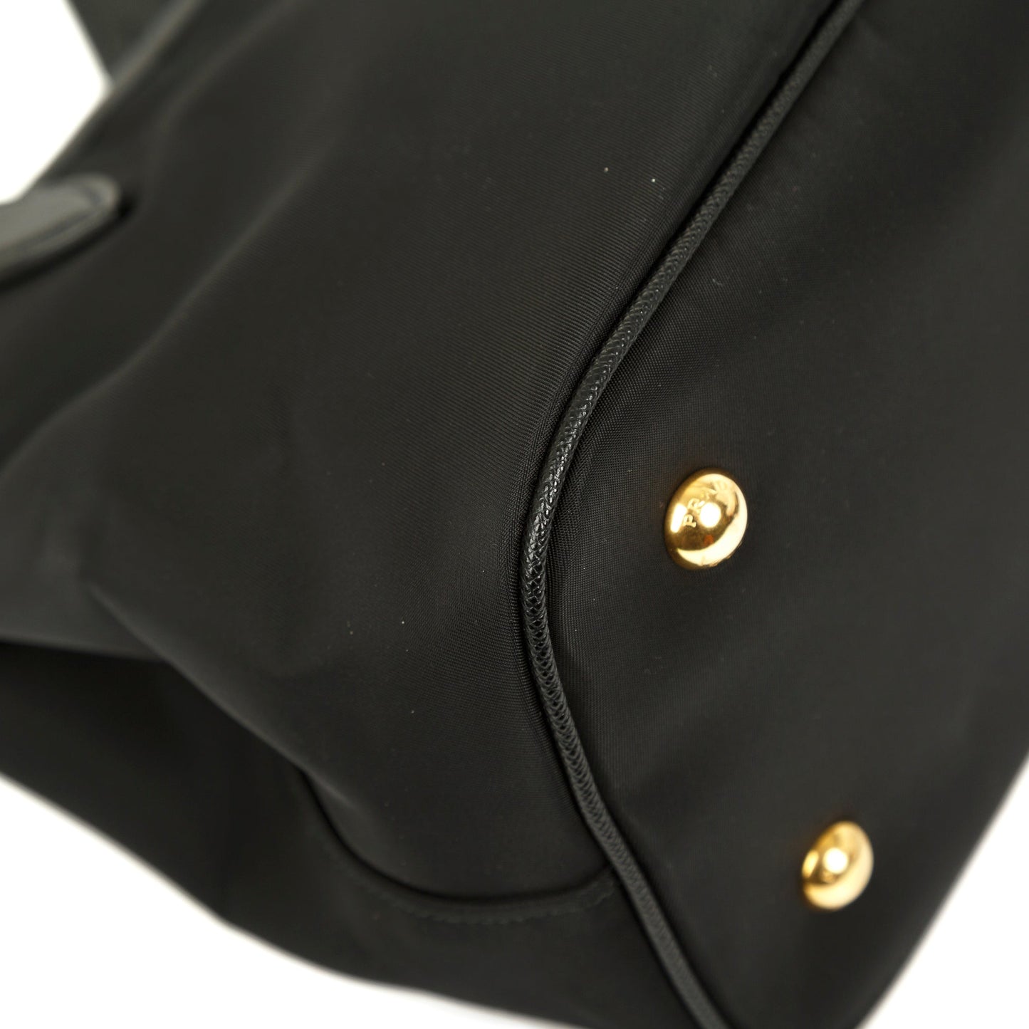 Prada Saffiano Leather-Trimmed Tessuto Nylon Satchel