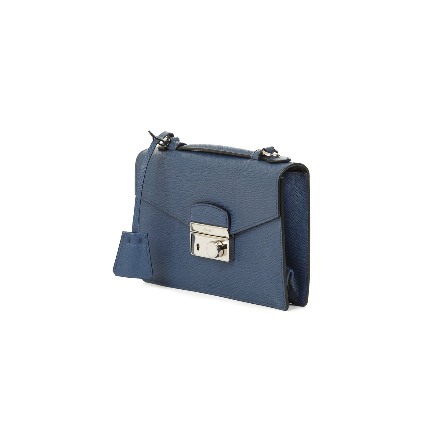 Prada Saffiano Lux Mini Sound Crossbody Bag