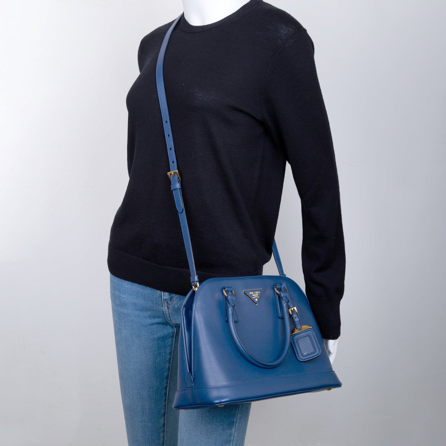 Prada Saffiano Lux Open Promenade Tote