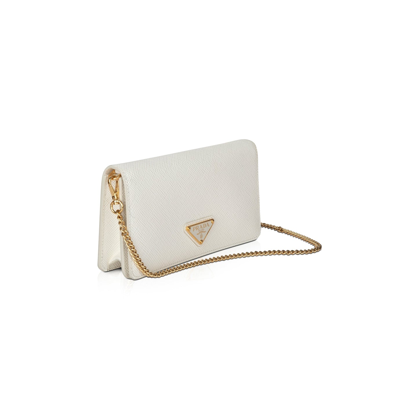 Prada Saffiano Lux Wallet on Chain