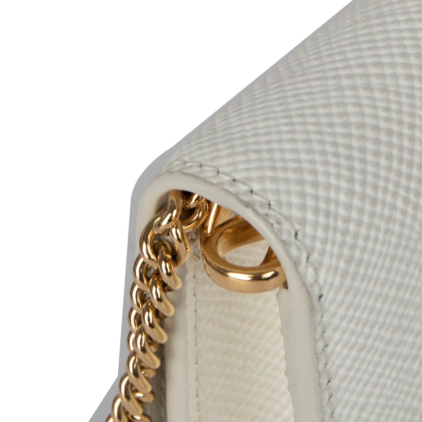 Prada Saffiano Lux Wallet on Chain