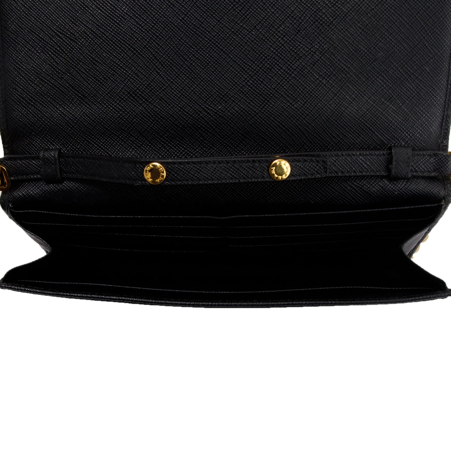 Prada Saffiano Lux Wallet on Chain