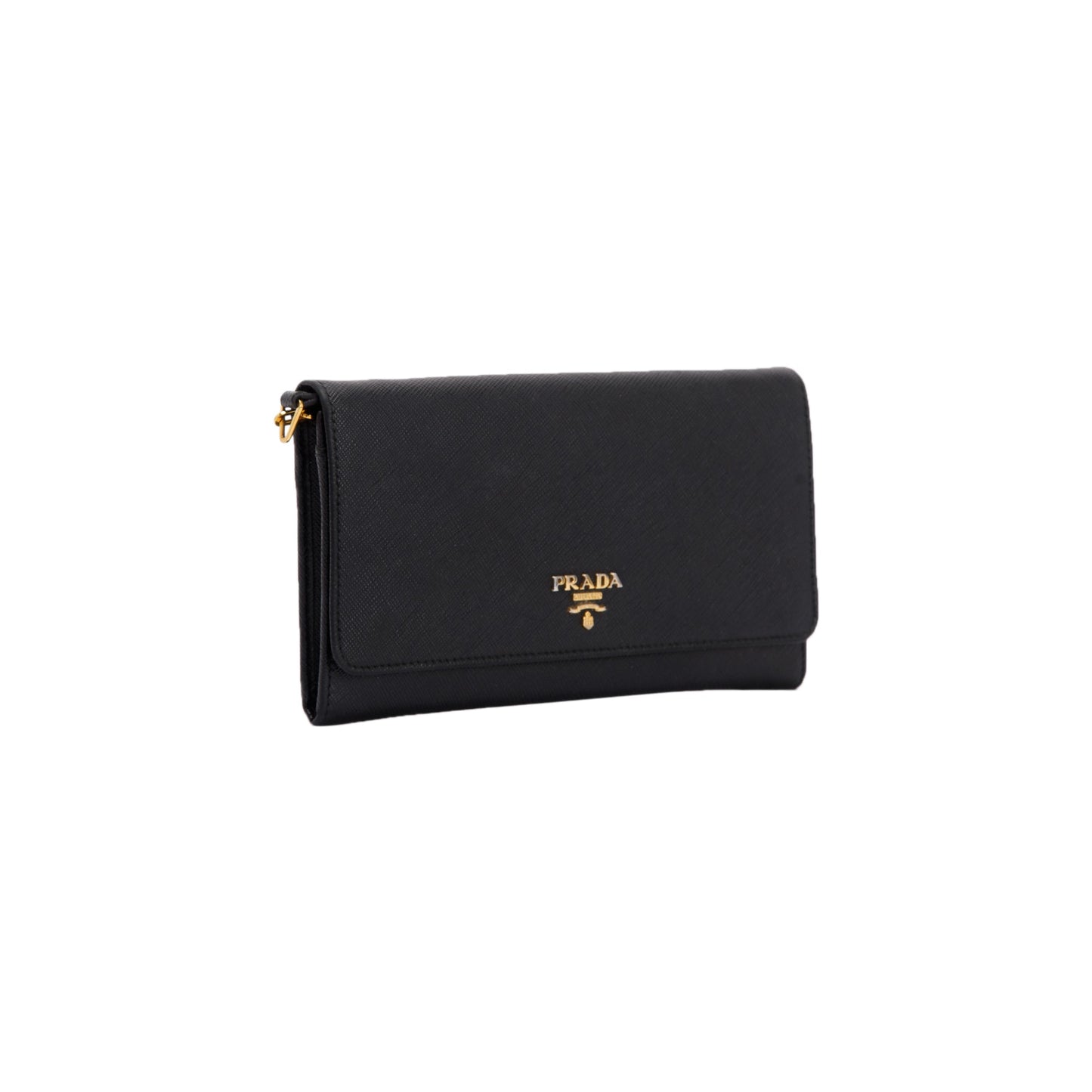 Prada Saffiano Lux Wallet on Chain