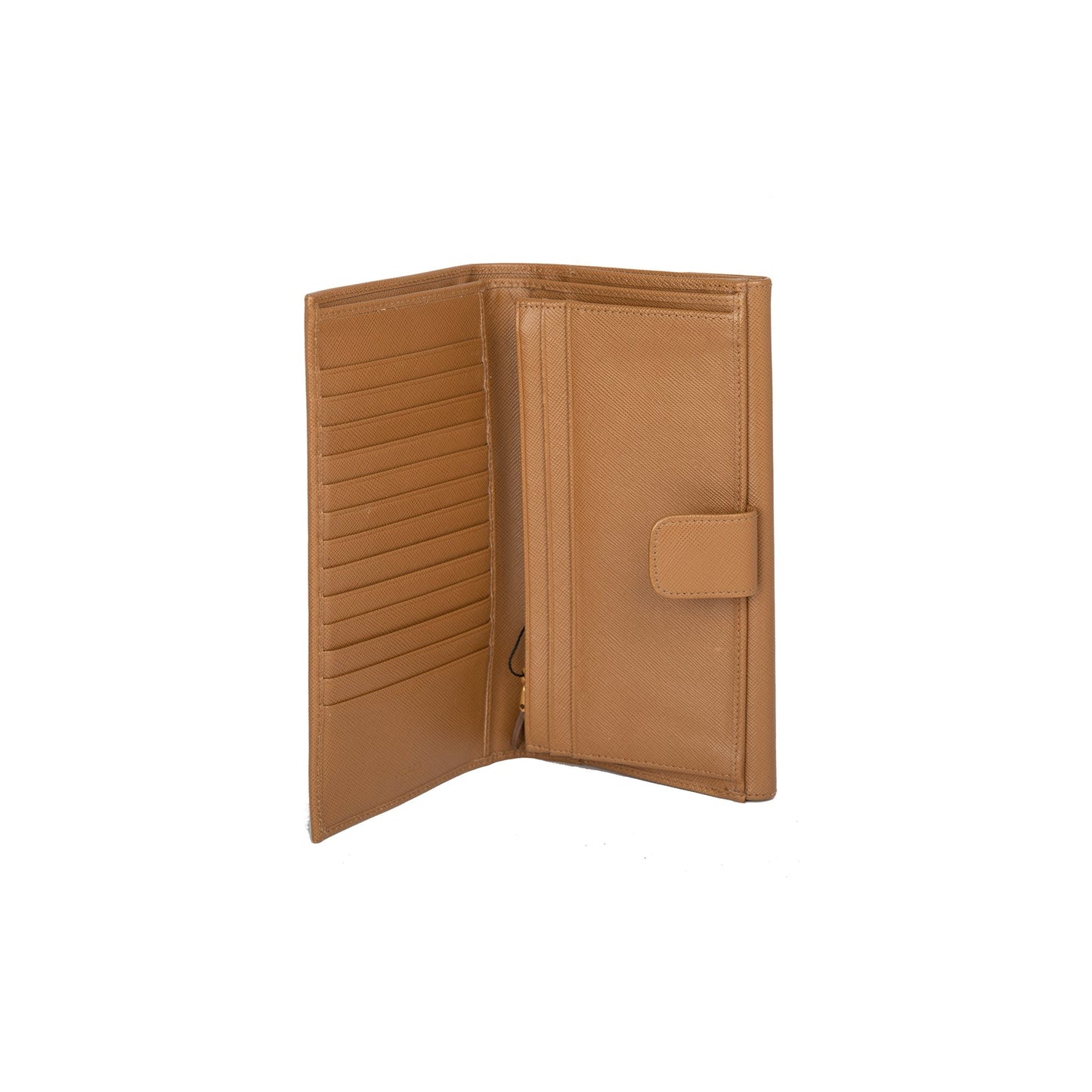 Prada Saffiano Metal Long Flap Wallet