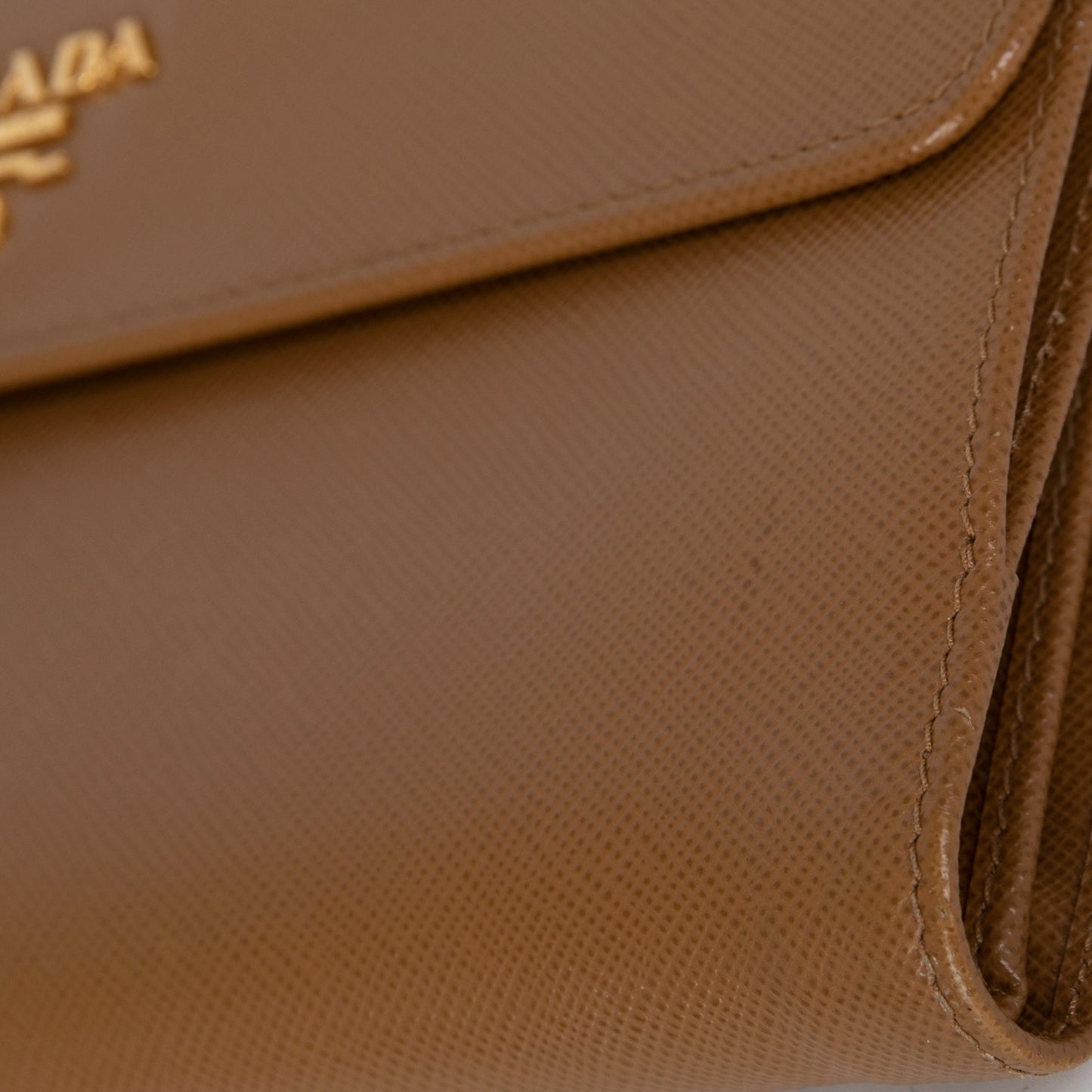 Prada Saffiano Metal Long Flap Wallet