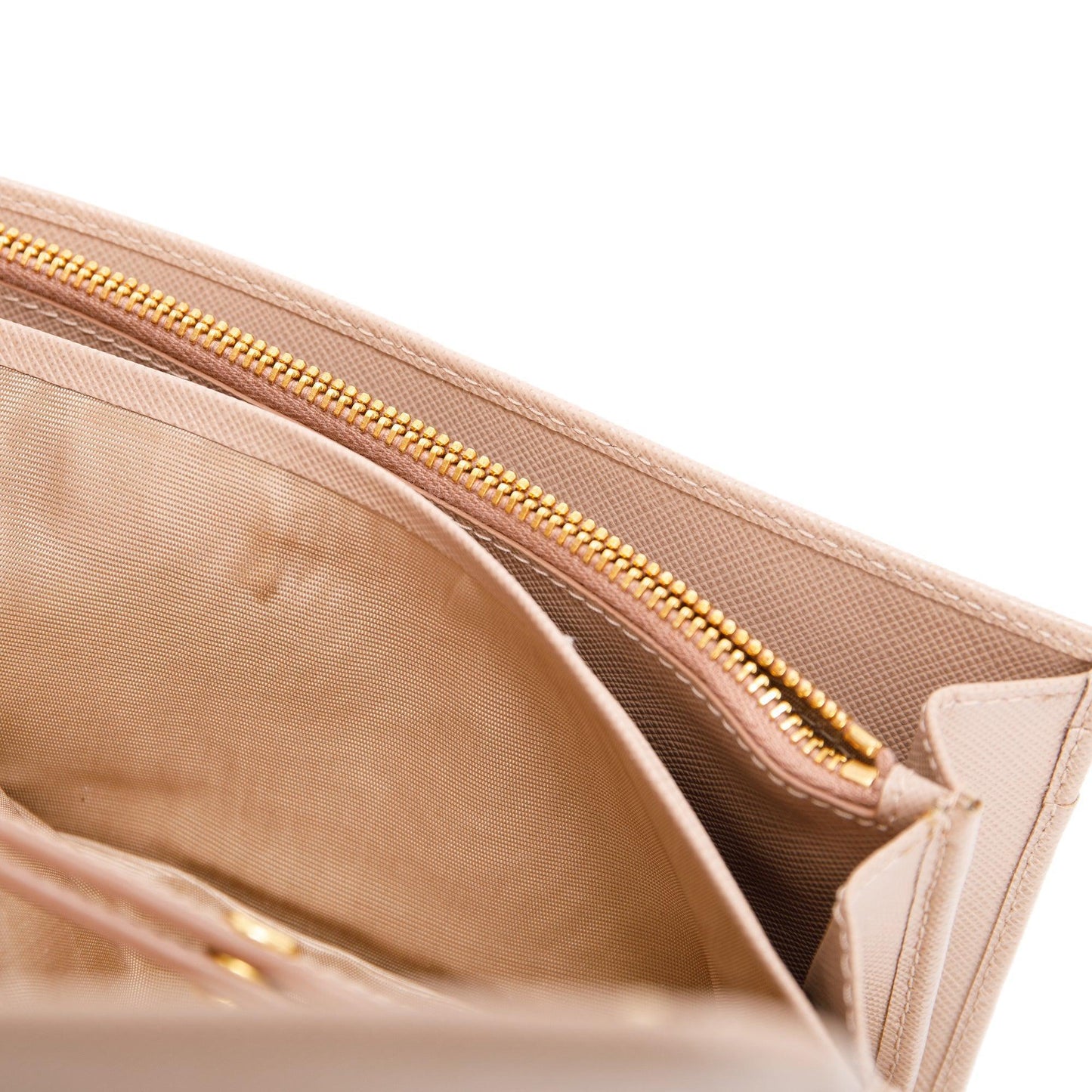 Prada Saffiano Metal Wallet on Chain
