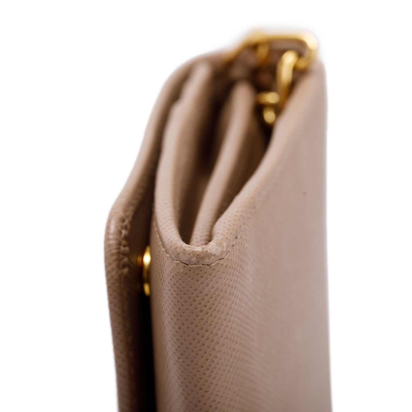 Prada Saffiano Metal Wallet on Chain