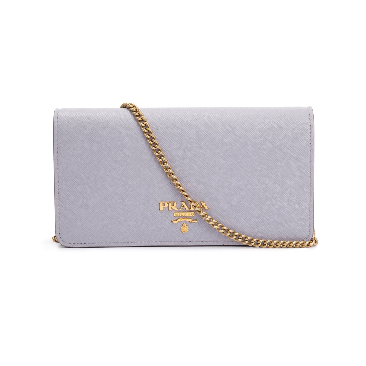Prada Saffiano Metal Wallet on Chain