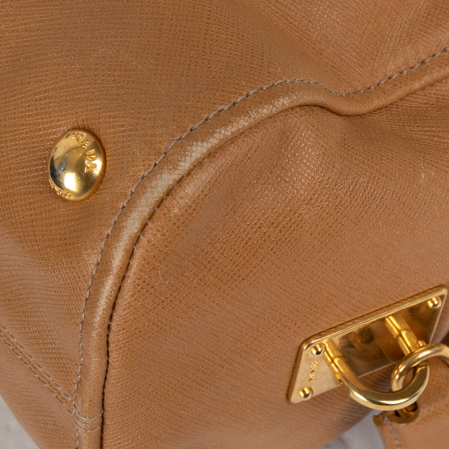 Prada Saffiano Soft Cipria Craquele Bag