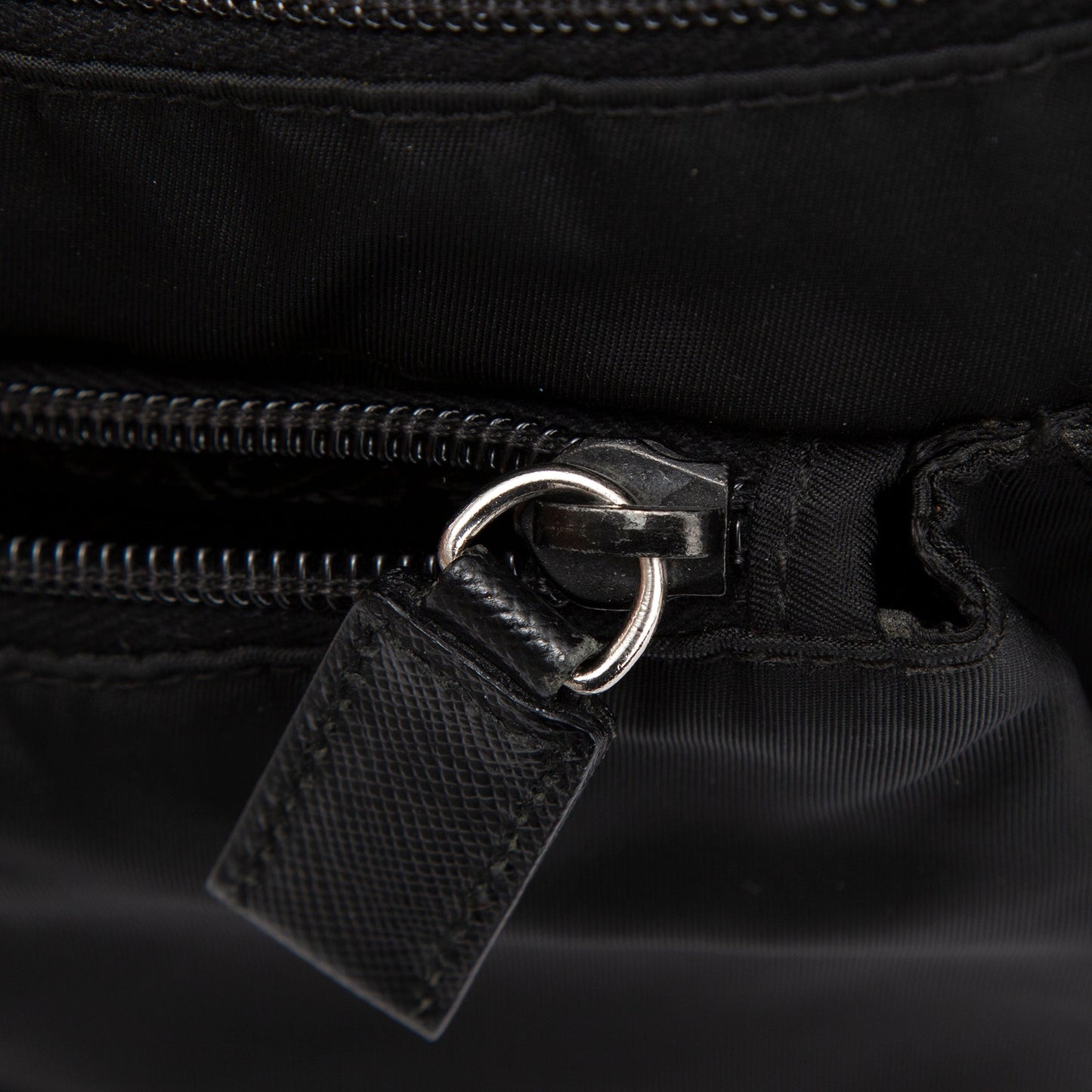 Prada Saffiano-Trimmed Tessuto Nylon Messenger Bag