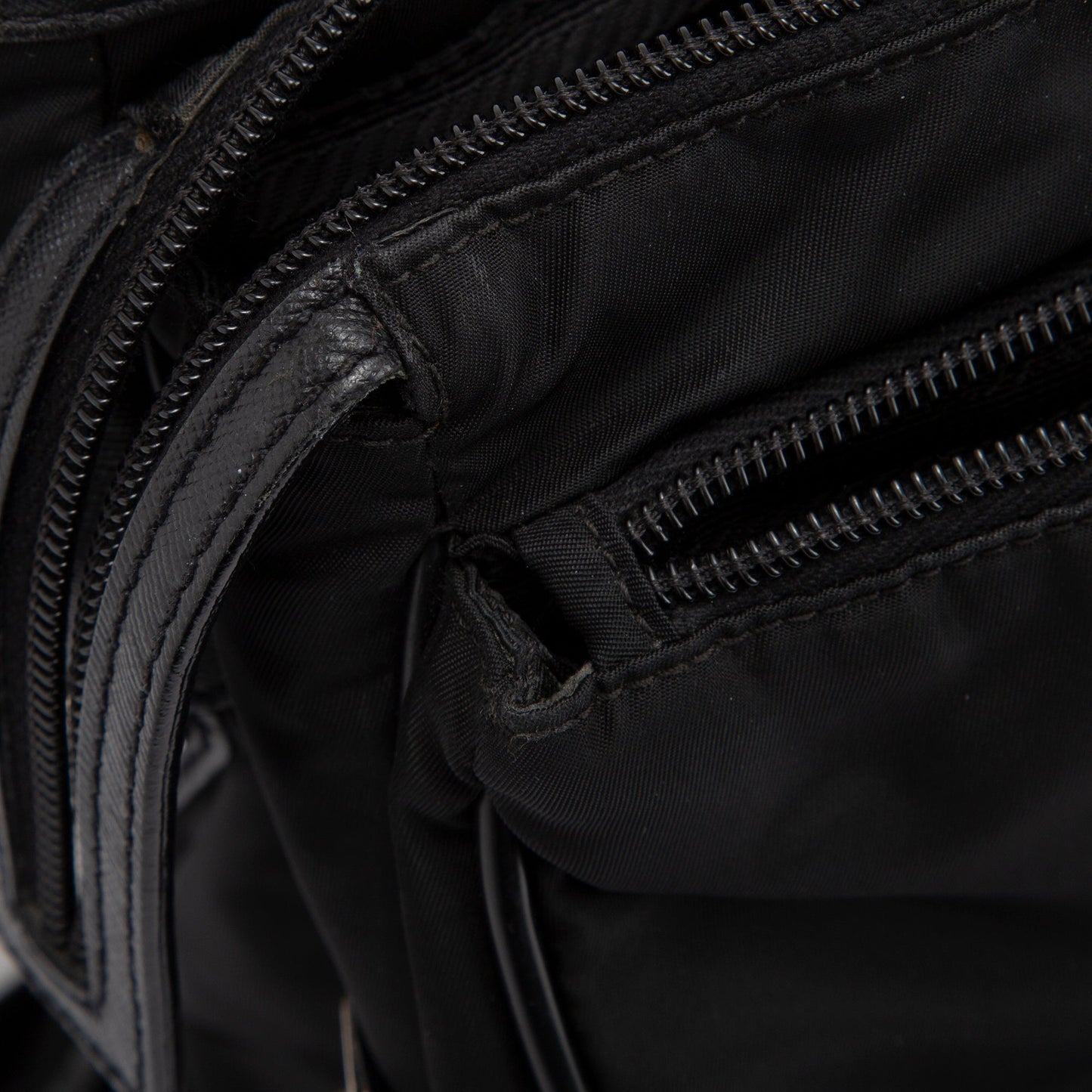 Prada Saffiano-Trimmed Tessuto Nylon Messenger Bag