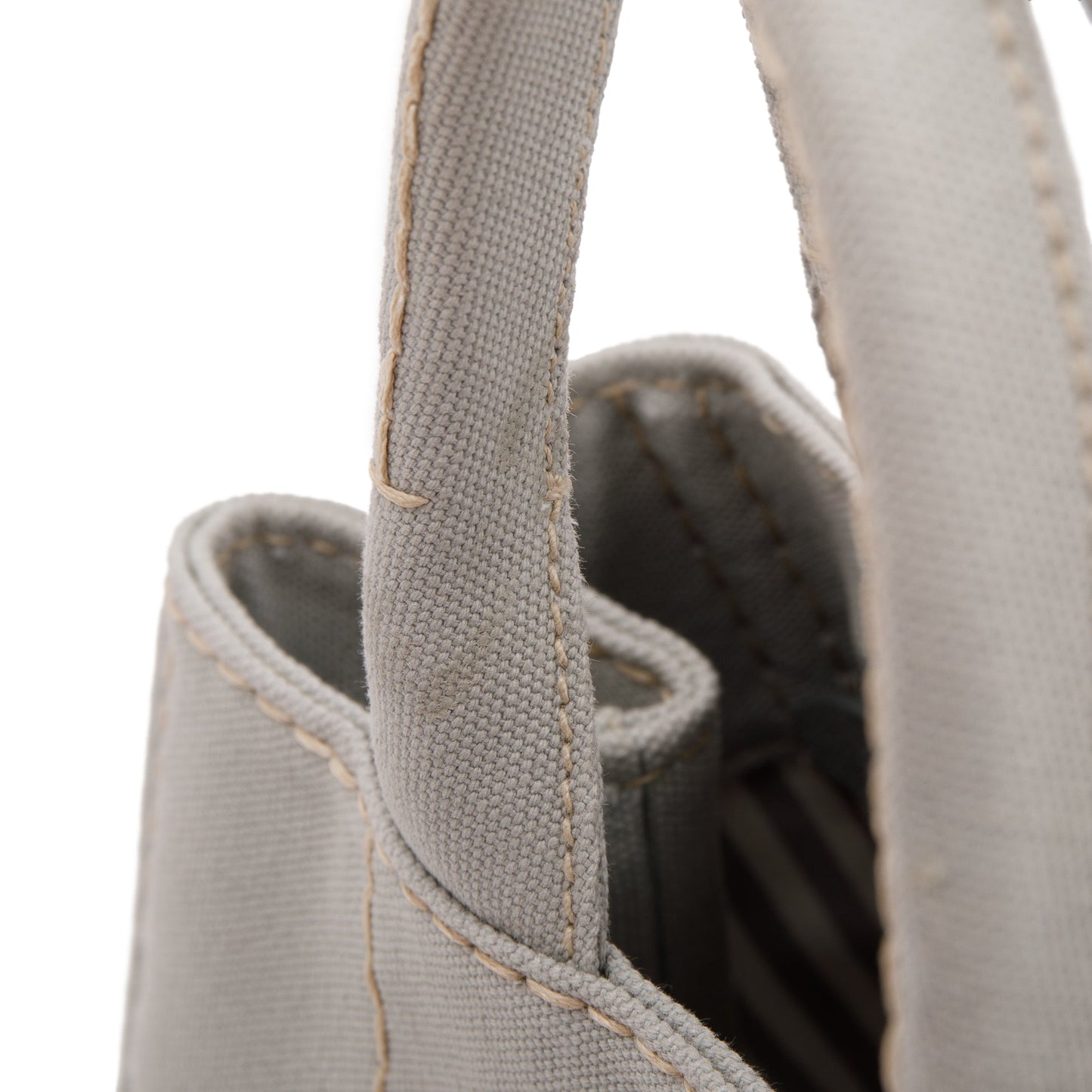 Prada Small Canapa Logo Tote