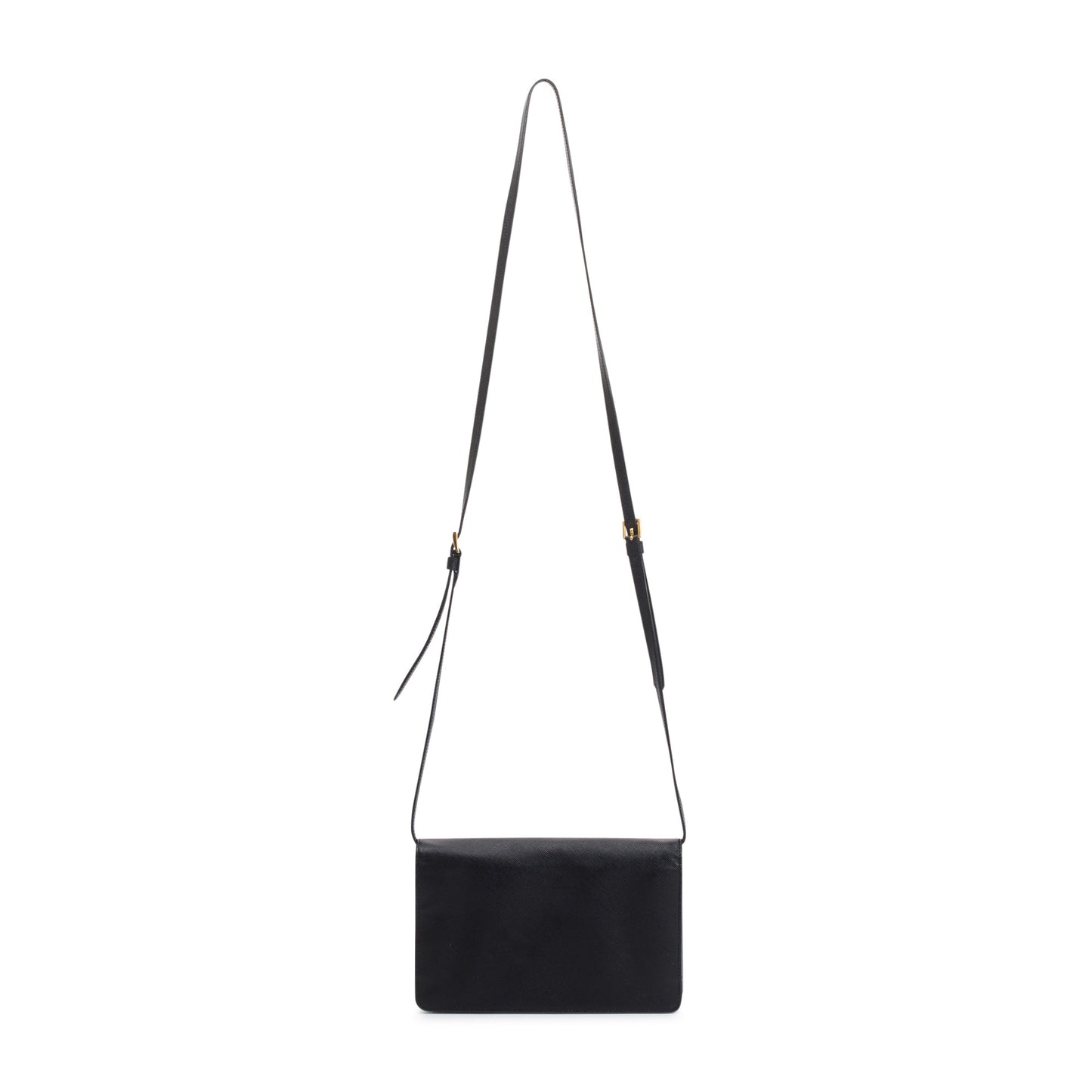Prada Small Saffiano Lux Wallet on Strap