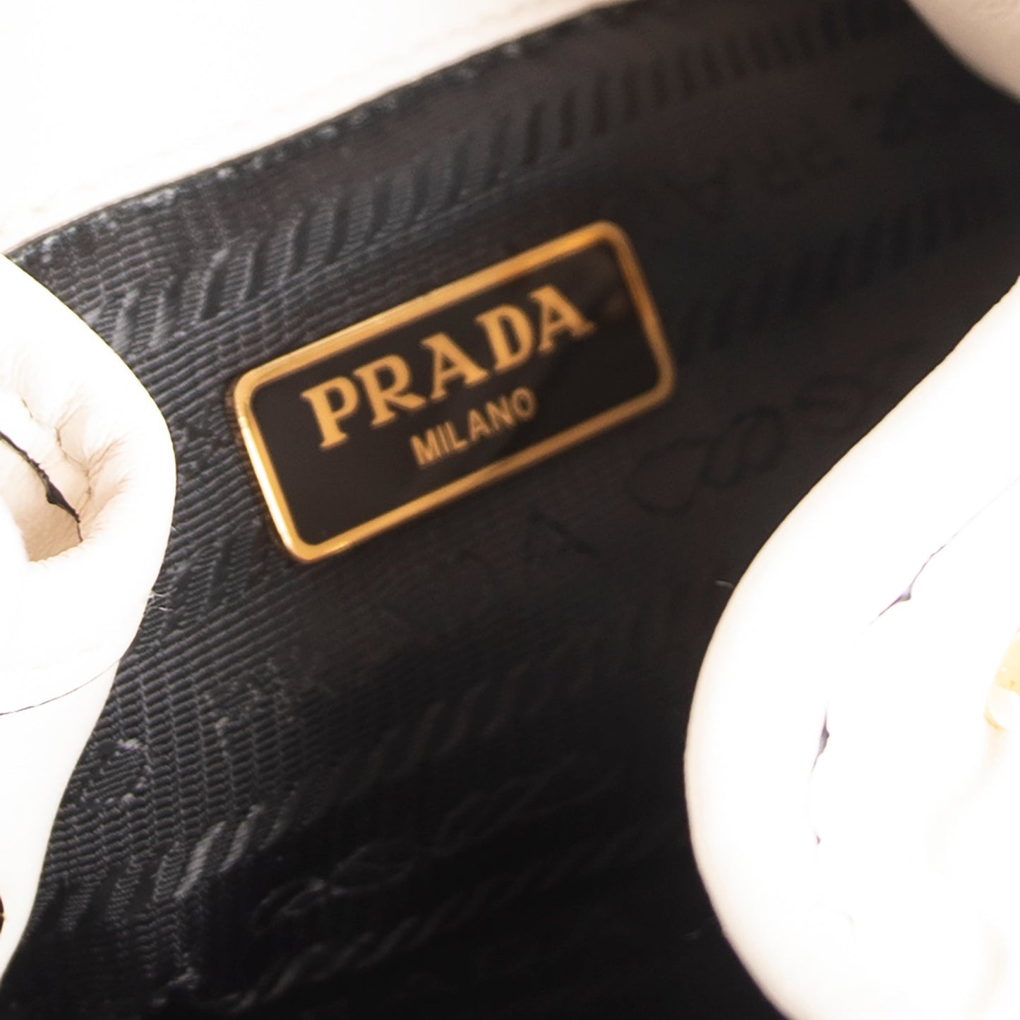 Prada Soft Calf & Saffiano Leather Mini Bucket Crossbody Bag