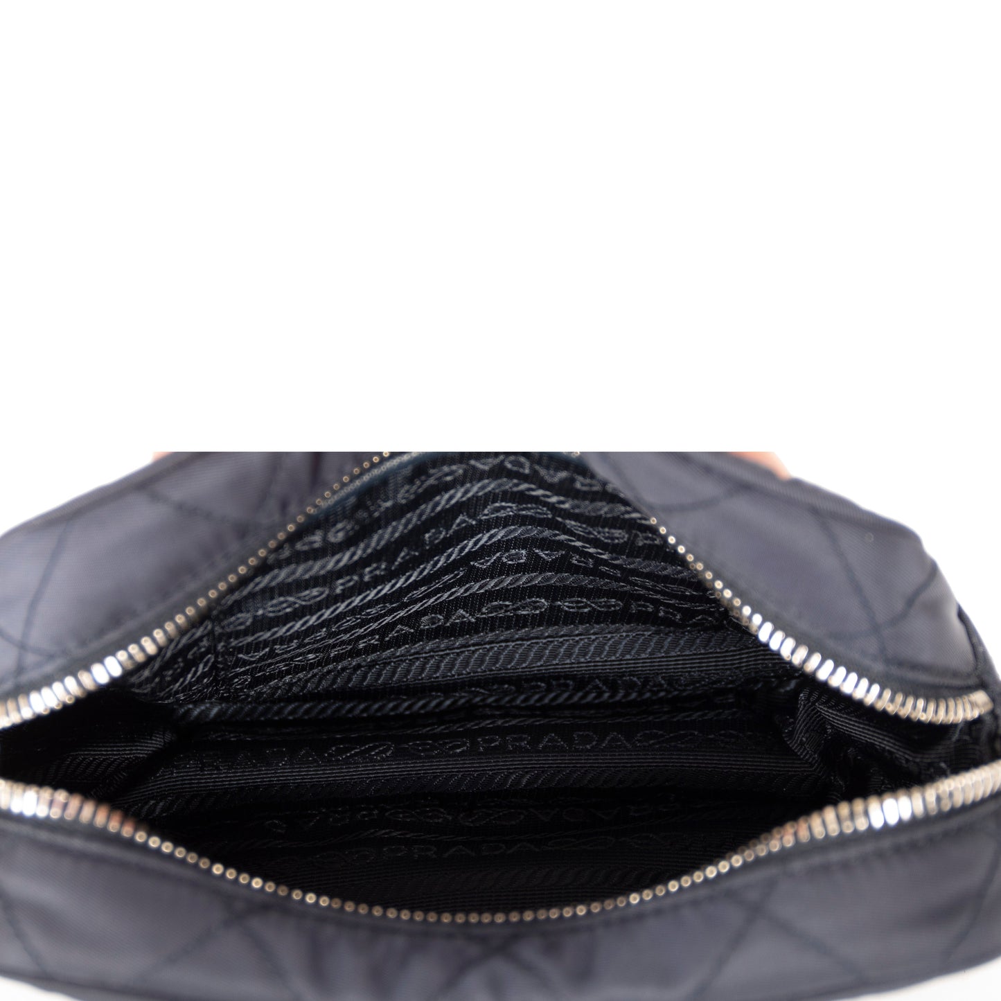 Prada Tessuto Nylon Impuntu Quilted Crossbody Bag