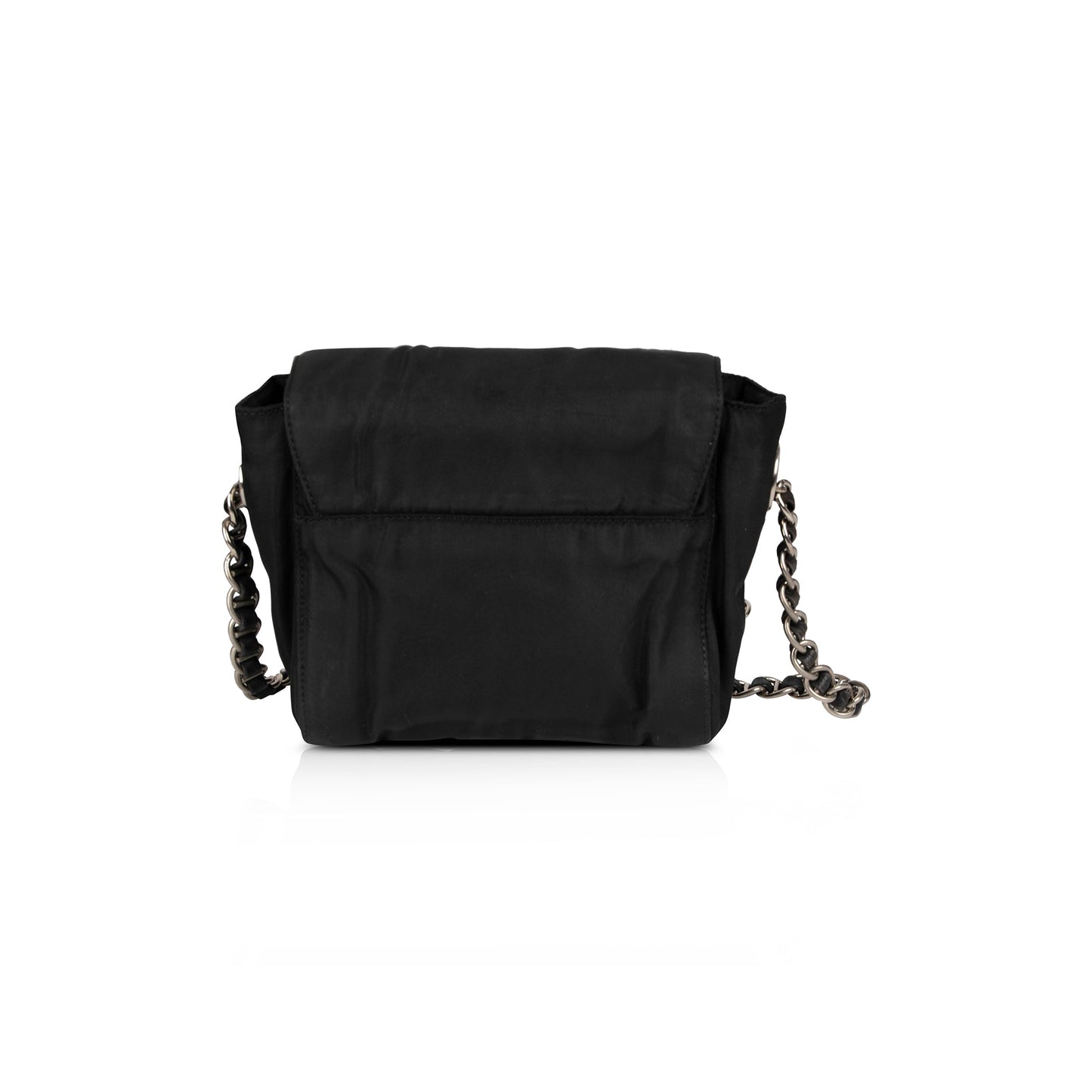 Prada Vintage Tessuto Nylon Chain Crossbody Bag
