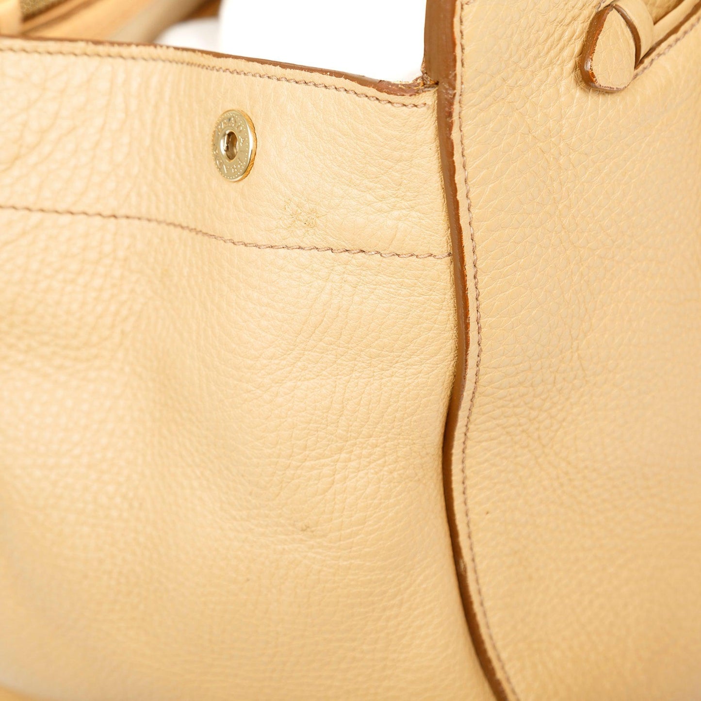 Prada Vitello Daino Cuir Frame Convertible Tote