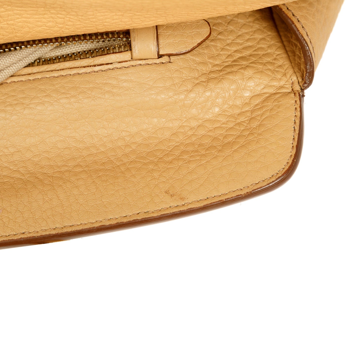 Prada Vitello Daino Cuir Frame Convertible Tote