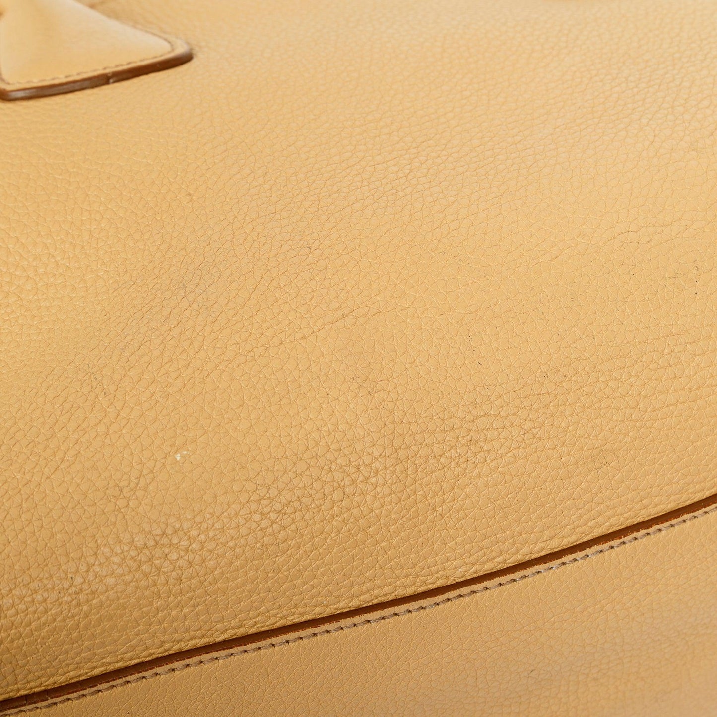 Prada Vitello Daino Cuir Frame Convertible Tote