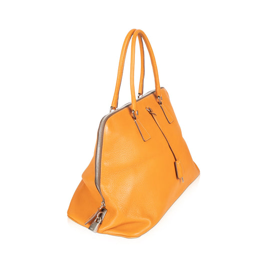 Prada Vitello Daino Dome Shoulder Bag